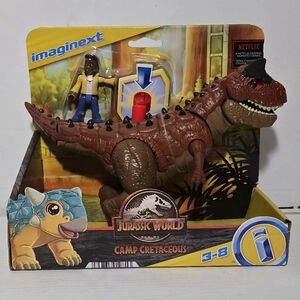 Imaginext Jurassic World Camp Cretaceous Carnotaurus Dinosaur Figure